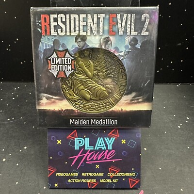MEDAILLON DER JUNGFRAU RESIDENT EVIL 2 REPLIK 1/1 METALL LIMITIERT FANATTIK