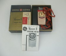 Vintage GE Mascot II Exposure Meter w/Box  Instructions Type PR-35 Works