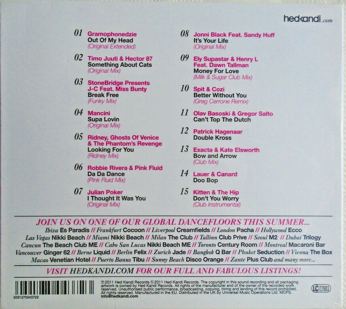 Hed Kandi: Taste of Kandi Summer 2011 by Various (CD, 2011) for
