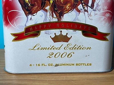 2006 Budweiser Limited Edition can 4-16oz Aluminum Bottles | eBay