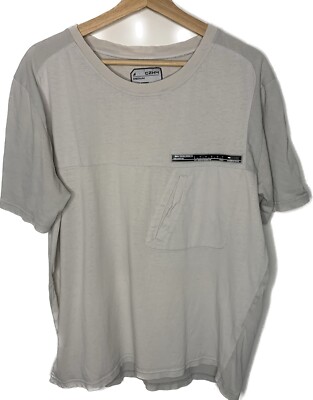 C2H4 T-Shirt Men s size medium white grey Post Human Era futuristic short sleeve