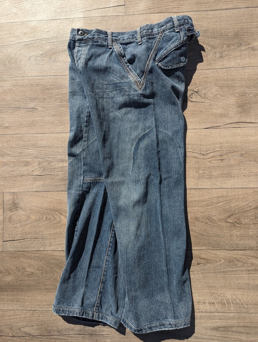 ARMANI JEANS イタリア製 変形 パンツ y2k ARMANI JEANS イタリア製 変形 パンツ y2k ARMANI JEANS