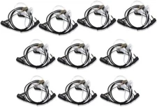 10 Pack Headset Earpiece for Kenwood Puxing Baofeng UV-5R UV-5RA BF-888S Radio