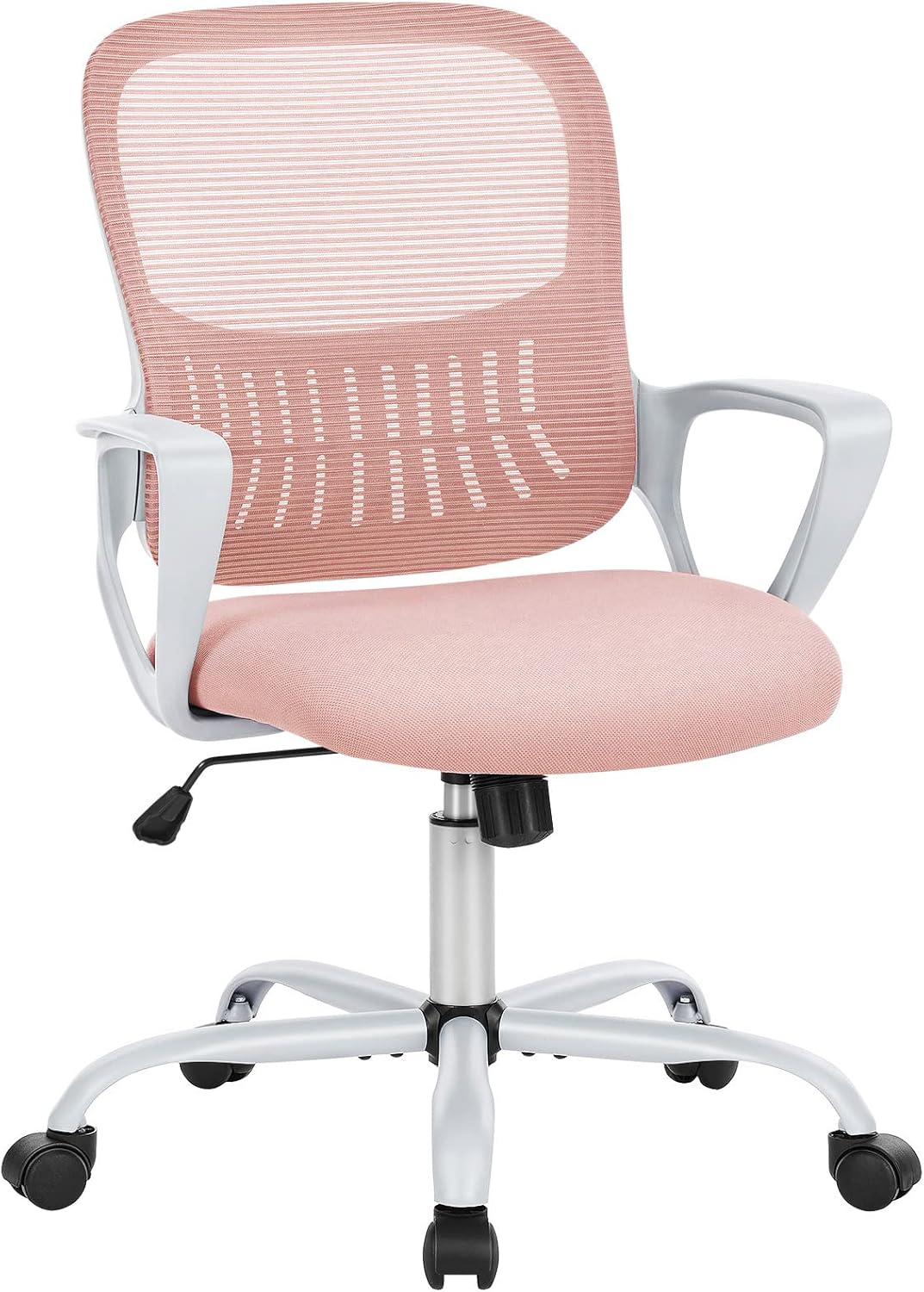 Ergonomic Mid Back Mesh Office Chair for Desk or Gaming with Larger Seat Area