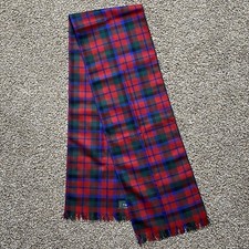 Lochcarron of Scotland Highlander Collection 100 Wool Plaid Scarf 58x9 inch
