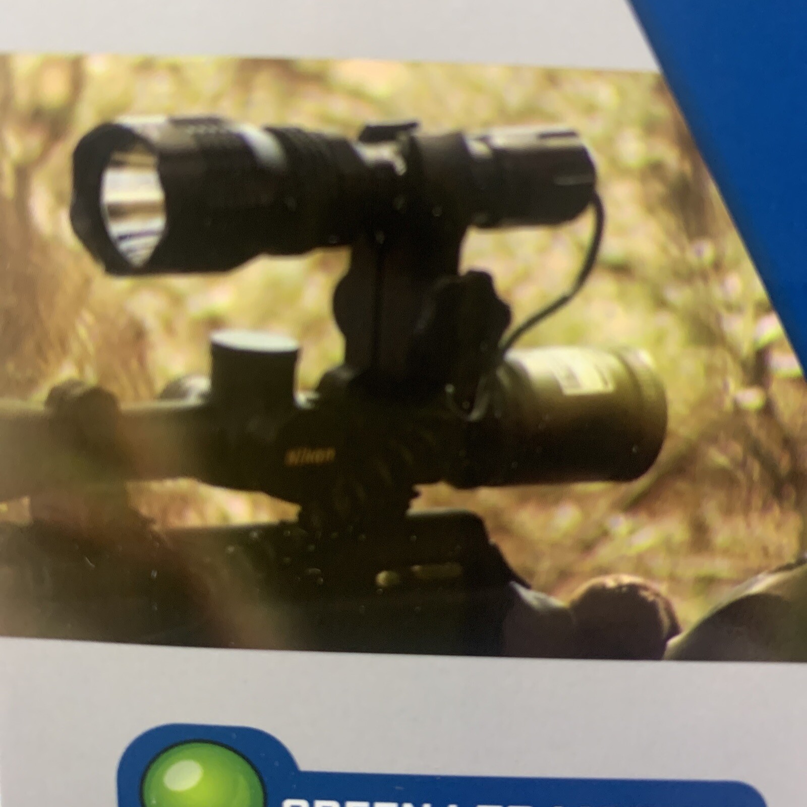 Cyclops Scope Mounted Varmint Light, Rechargeable LED Flashlight w CYC