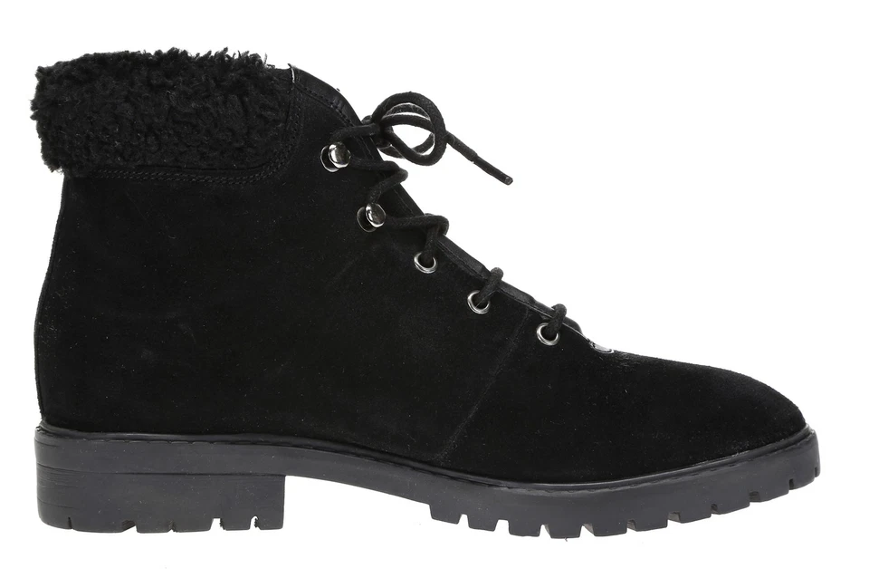 TOPSHOP Mujer Negro Gamuza Botines Talla 38 ¡NUEVOS! 229079 Foto 3 de 4