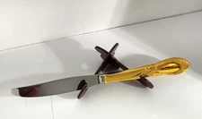 Yamazaki CACHE 24K GOLD 18/8 Electroplate -Table Knives- Discontinued