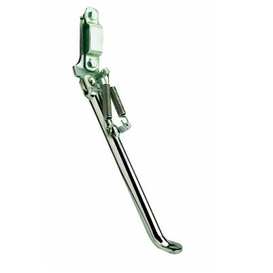 Bequille cyclo laterale courte lisse chrome pour cyclomoteur Peugeot 103 RCX et SPX