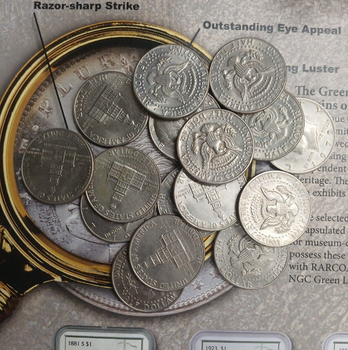 Kennedy half dollar 16 clad coins Random mix TP-4459 - Picture 2 of 2