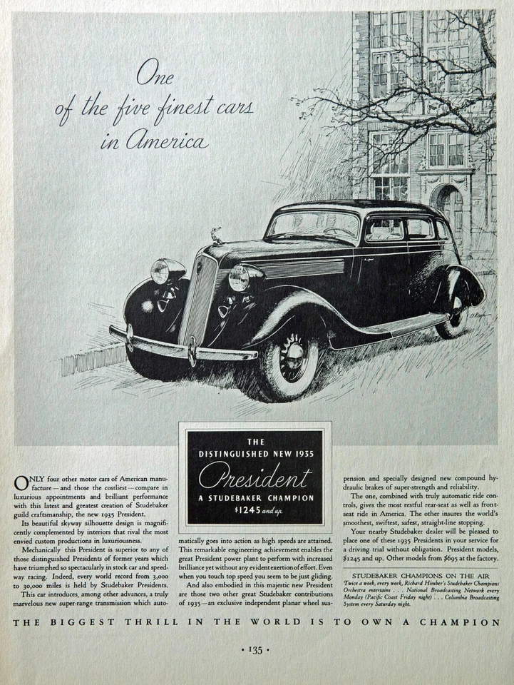 Vintage 1935 Fortune Magazine car ads* Foto 2 de 4