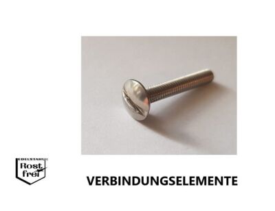 Becherschrauben/Flachkopfschrauben Schlitz NF E 27-128 A2 