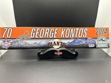 George Kontos Autographed Name Plate