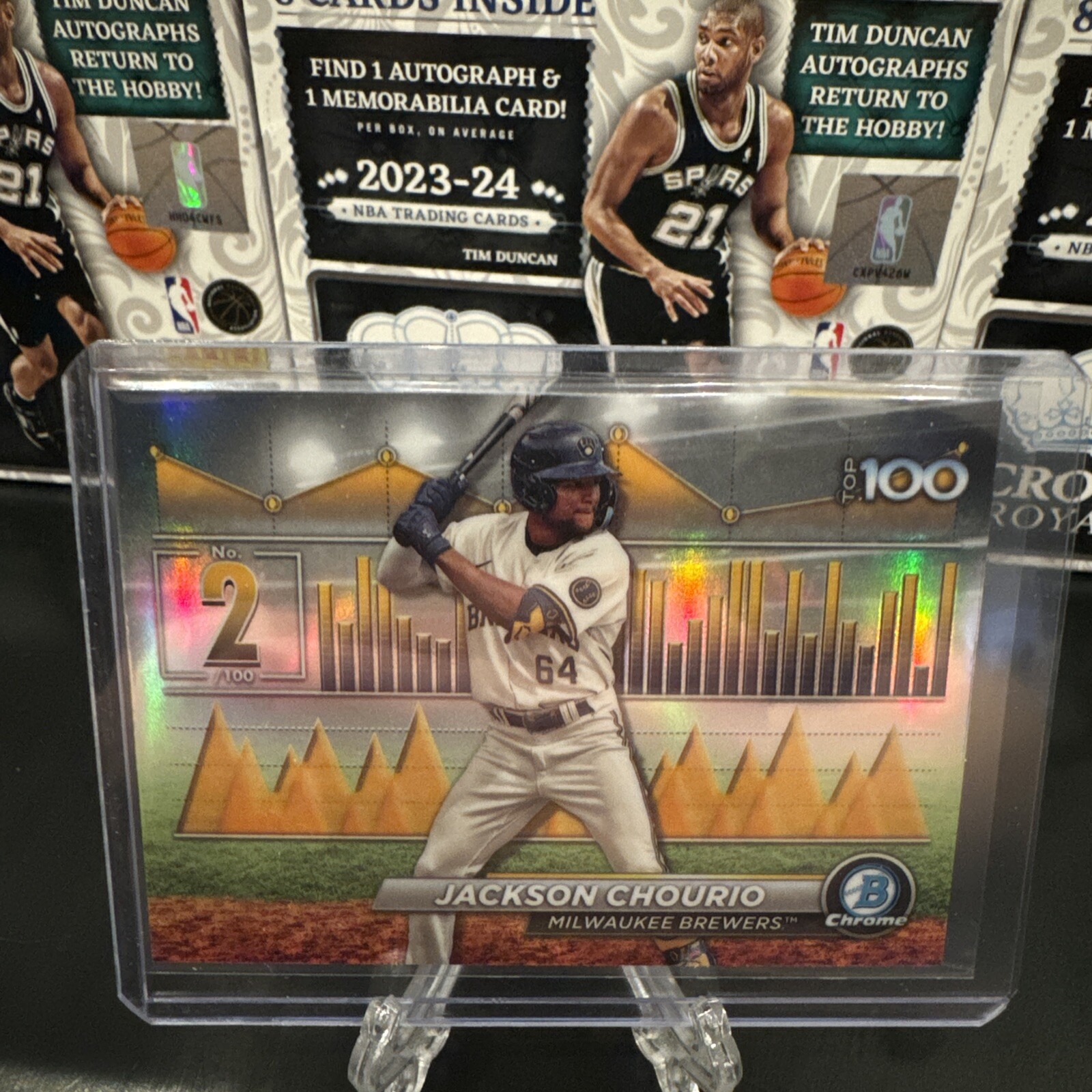 2024 Bowman Chrome Scouts Top 100 #BTP2 Jackson Chourio