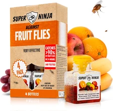 Fruit Fly Traps for Indoors Highly Effective- Fruit Fly Catcher Kid Pet Friendly
