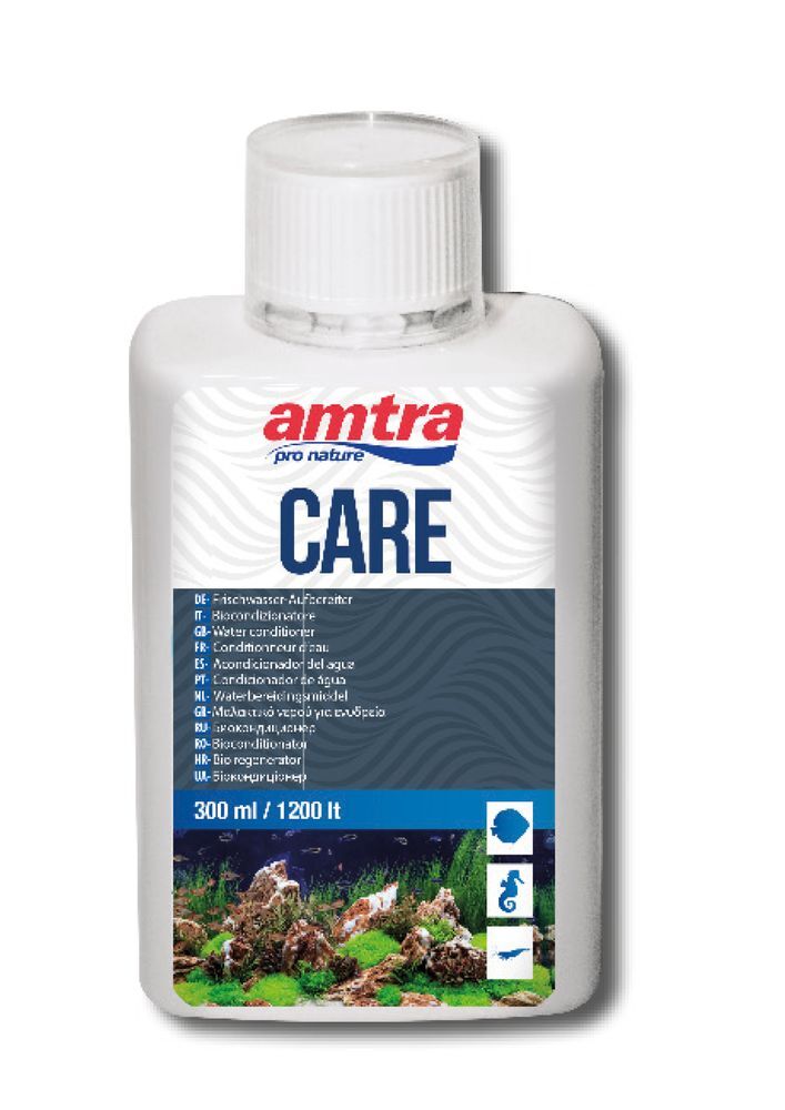 Amtra prima care acqua sana per acquario 300 ml acqua dolce