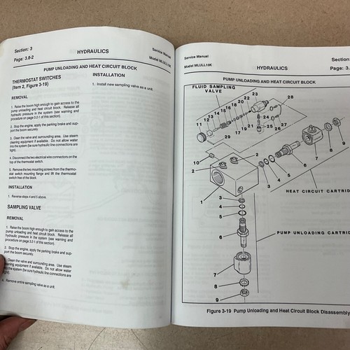 JLG Lull MLULL-10K TELEHANDLER FORK LIFT SERVICE SHOP REPAIR MANUAL pn 10709971 - Picture 3 of 8