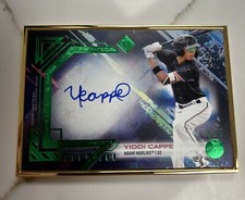 2021 Yiddi Cappe Bowman Transcendent Autograph Variation Green /5 BVTA-YCA