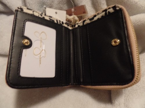 LADIES, WALLET, JESSICA SIMPSON, NEW, TAN/MAUVE/PINK - Picture 6 of 11