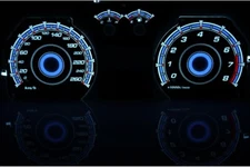 Hyundai Coupe 2gen. (2002-2008) Design 2 Glow Gauge Plasma Dials Speedometer Gl