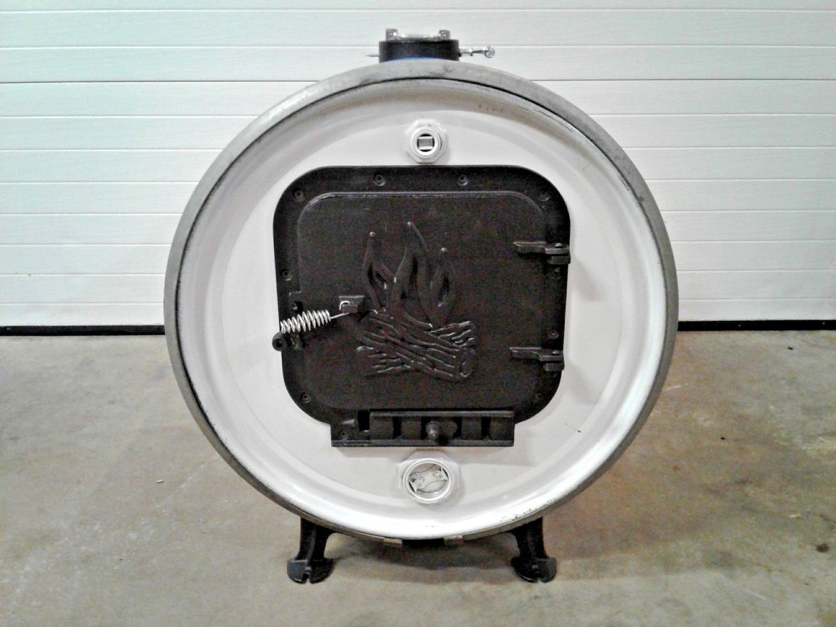 55 Gallon Metal Drum Wood Burning Barrel Stove Heater