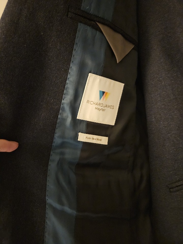 Richard James Mayfair Suit (40S / 34S) Blue eBay