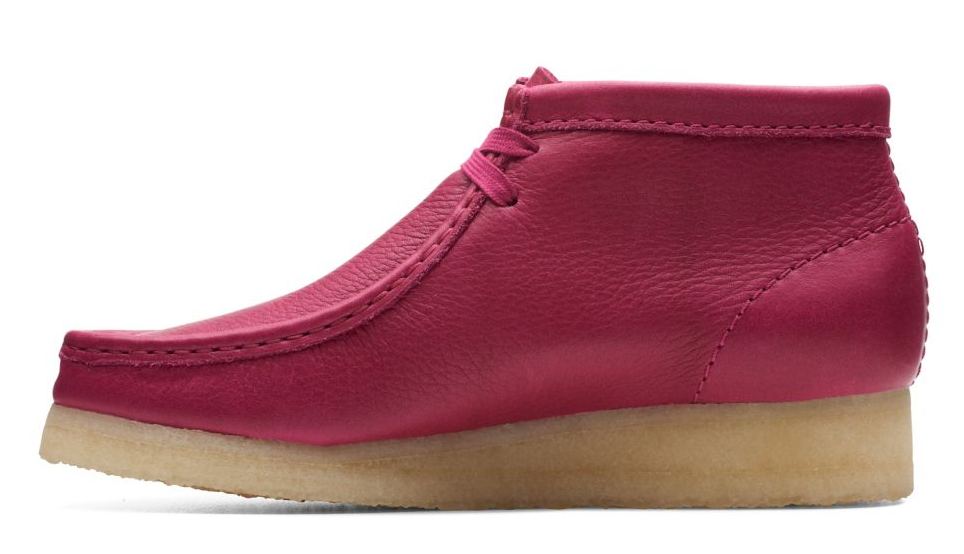 Clark - Wallabee Boot - Berry Leather (WOMEN'S) - 26173235 | eBay