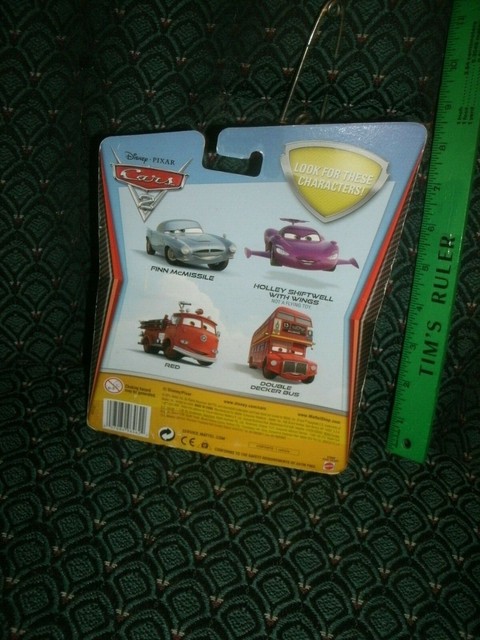 Disney Pixar Cars 2 #2 Holly Shiftwell Deluxe With Spy Wings V2845 for ...