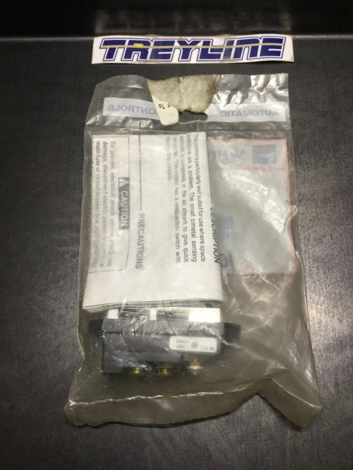 NEW, SEALED, WHITE-RODGERS, 757-1, WARM AIR FAN CONTROL, 70-180 DEG. F. (19D-1) - Image 4 of 4