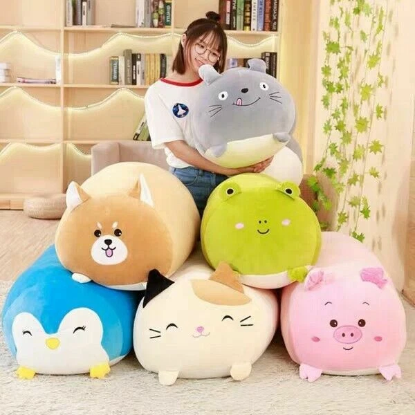 Soft Pillow Squishy chubby Cute Animal Cartoon Cushion Plush Toy