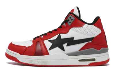 A BATHING APE BAPE CLUTCH STA #1 Sneaker Schuhe Farbe ROT Modeware Herren