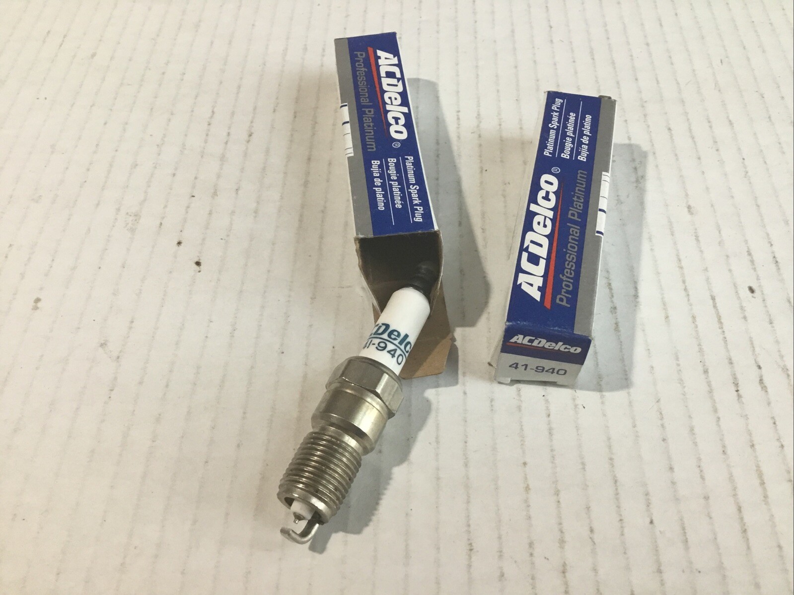 AC Delco 41-940 Platinum Spark Plug For 2 New In Box.