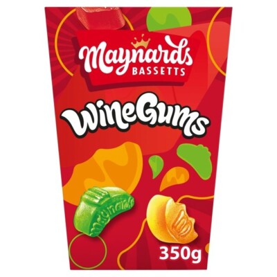 Maynards Weingummis Süßigkeiten Karton 350g x 2er Pack