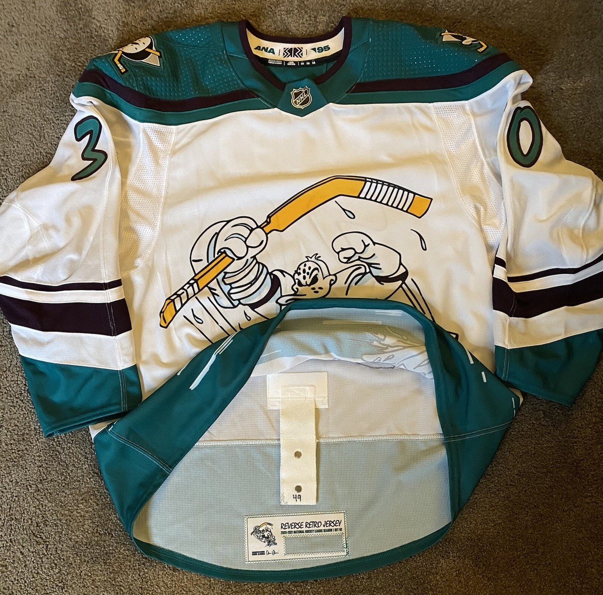 Anaheim Ducks 2021 Reverse Retro Nhl Jerseys Wild Wing Mighty