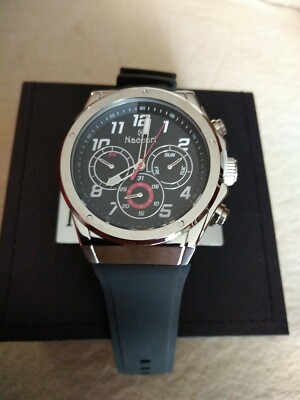  Multifunktionsuhr von Naccari ''Velocita'' 45mm, 10ATM, neu, Ovp, Swiss Trademark