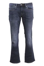 Buffalo By David Bitton Men's Slim-Boot-King Jeans Indigo Crinkled/Sanded