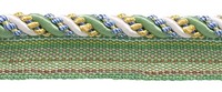 GrüN Gold Blau 0.6Cm Dekorativ Lippe Kordel Mountain Feder [Von Der Yard ]