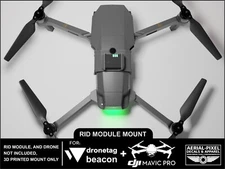 DJI Mavic Pro DroneTag Beacon Mount for Remote ID RID (DroneTag Not Included)