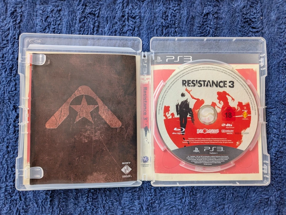SET DE 3 JUEGOS DE LA PLAY STATION 3 , RESISTANCE  1 , 2 , 3  ,  PS3, foto 3 de 3