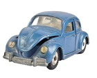 Dinky Toys 181 Volkswagen Beetle Saloon Blue Vintage Die-cast Car Unboxed.