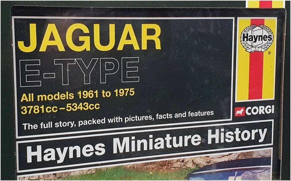 Corgi 1/43 Scale CC03002 - Haynes Miniature History + Jaguar E-Type Model - Red - Image 4 of 4
