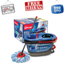 O-Cedar RinseClean Spin Mop & Bucket System,2...