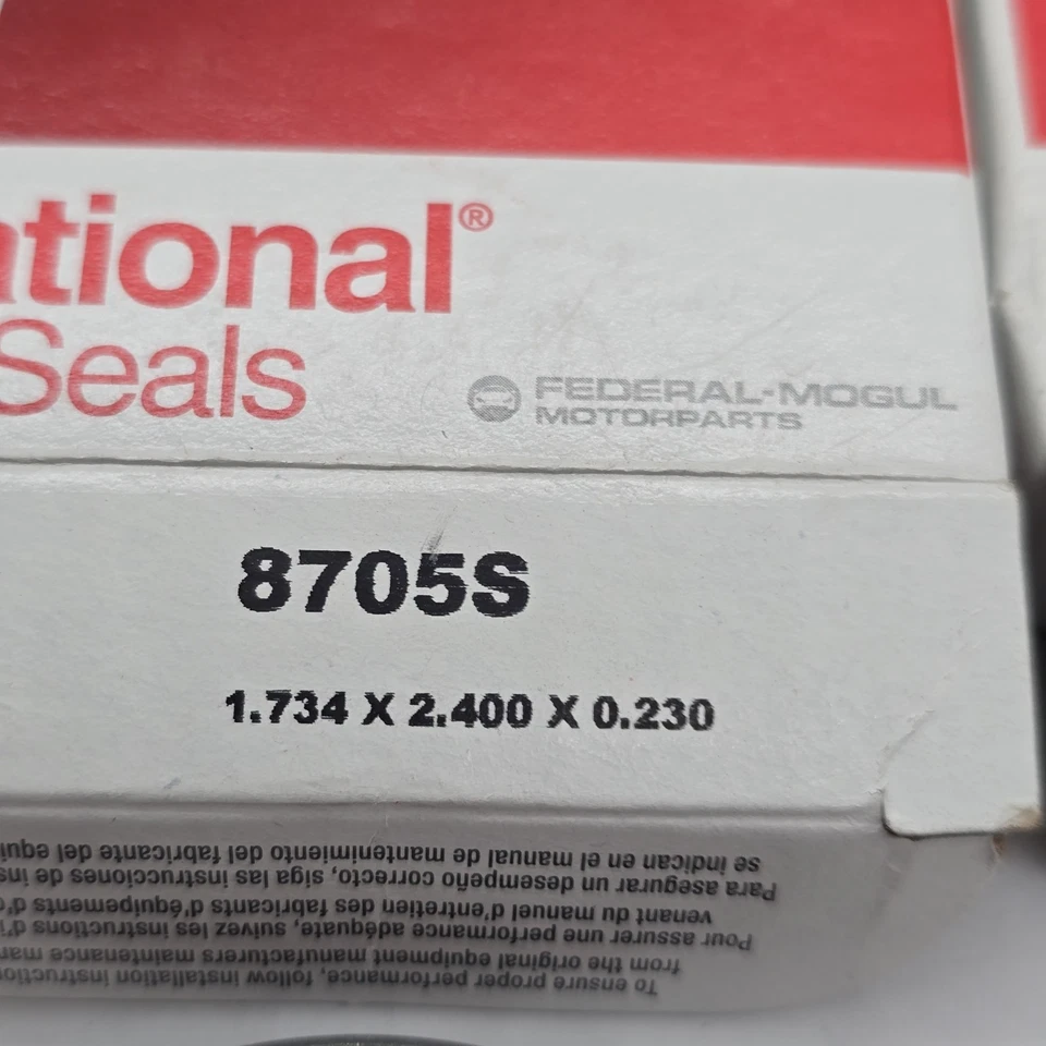 Pair (2) Wheel Seal National 8705S - Image 3 of 3
