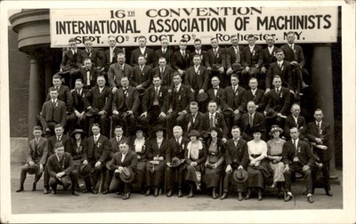 Rochester NY Int Association of Machinists Convention Labor Union RPPC bhn