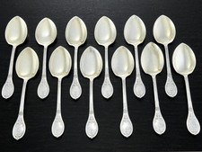 LAPPARRA : Service à Glace Argent massif Vermeil St. Empire BARON GERARD Coffret