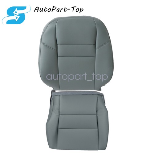 2PCS For Honda CR-V 2007-2011 Driver Bottom & Top Replacement Seat Cover Gray