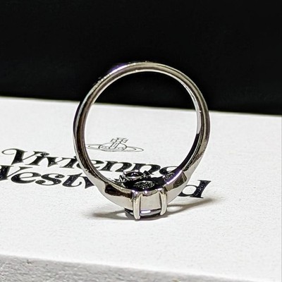 Vivienne Westwood Limited Color REINA PETITE Ring Black Stone No