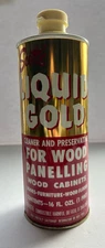 Scott’s Liquid Gold Wood Cleaner Vintage Metal Can Used  - Half Full is a Guess