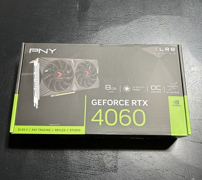 PNY/NVIDIA XLR8 Gaming GeForce RTX 4060 Box- EMPTY BOX