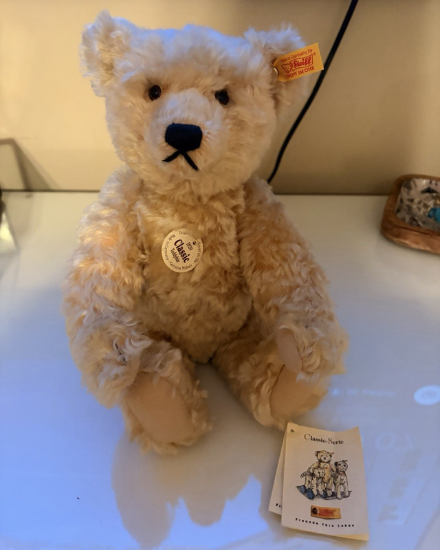 Steiff Classic-Serie Teddy Growler Bear Plush 000669 1995 Small 6-14 in Vintage